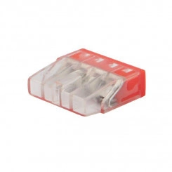 Экспресс-клемма строительно-монтажная СМК 2273-244 4-проводная 0.5-2.5кв.мм с пастой (уп.100шт) Rexant 07-3218 Экспресс-клемма строительно-монтажная СМК 2273-244 4-проводная 0.5-2.5кв.мм с пастой (уп.100шт) Rexant 07-3218