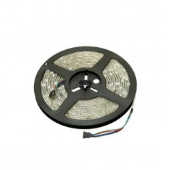 Лента светодиодная PLS 5050/30-12V 7.2Вт/м IP20 бел. теплый (уп.5м) JazzWay 327521