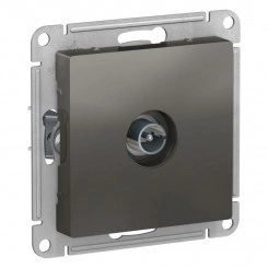 Розетка телевизионная TV AtlasDesign коннектор механизм сталь SchE ATN000993