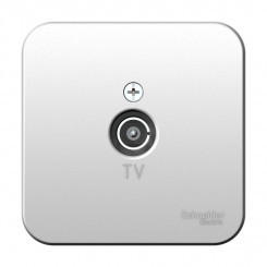 Розетка телевизионная TV ОП Blanca коннектор с изолир. пластиной алюм. SchE BLNTA000013