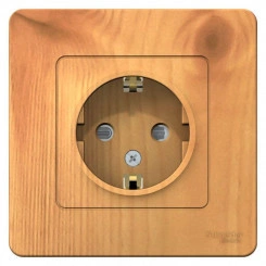 Розетка 1-м СП Blanca 16А IP20 250В с заземл. защ. шторки ясень SchE BLNRS001115 Розетка 1-м СП Blanca 16А IP20 250В с заземл. защ. шторки ясень SchE BLNRS001115