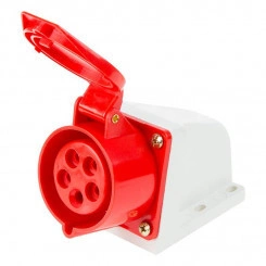 Розетка стационарная 115 16А 3Р+РЕ+N 380В IP44 Rexant 11-8911 Розетка стационарная 115 16А 3Р+РЕ+N 380В IP44 Rexant 11-8911