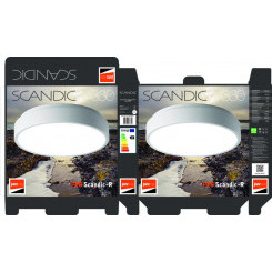 Светильник светодиодный декоративный PPB Scandic-R 24Вт 4000К IP20 d330х50 настенно-потолочный WH JazzWay 5036802
