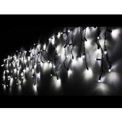 Гирлянда "Бахрома" RB-OIC100LSE-WW-T-I4 100 тепл. бел. светодиодов 2х0.5м 20 нитей 24/56/32/48см соединяемая до 10шт. уличная SHLights RB-OIC100LSE-WW