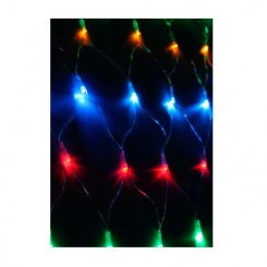 Гирлянда Сеть 240LED 1.8х1.7м с контроллером (разные режимы мигания) провод 3м IP20 мультиколор Космос KOC_NET240LED_RGB