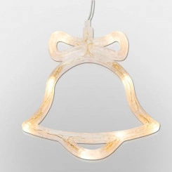 Фигура светодиодная "Колокольчик" 200х160х10мм 8LED тепл. бел. 1Вт 4.5В IP20 на присоске элементы питания 3хAAA (в компл.) Neon-Night 501-012