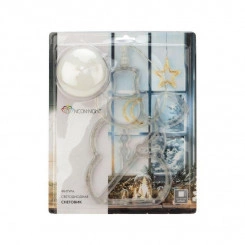 Фигура светодиодная "Снеговик" 195х150х10мм 8LED бел. 1Вт 4.5В IP20 на присоске элементы питания 3хAAA (в компл.) Neon-Night 501-013