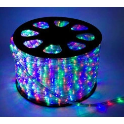 Шнур светодиодный Дюралайт 3W 3.4Вт/м IP65 220В d13мм свечение с динамикой мультиколор (уп.100м) КОСМОС KOC-DL-3W13-RGB Шнур светодиодный Дюралайт 3W 3.4Вт/м IP65 220В d13мм свечение с динамикой мультиколор (уп.100м) КОСМОС KOC-DL-3W13-RGB