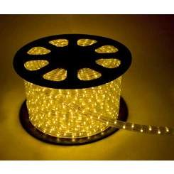 Шнур светодиодный Дюралайт 2W 1.8Вт/м IP65 220В d13мм постоянное свечение желт. (уп.100м) КОСМОС KOC-DL-2W13-Y Шнур светодиодный Дюралайт 2W 1.8Вт/м IP65 220В d13мм постоянное свечение желт. (уп.100м) КОСМОС KOC-DL-2W13-Y