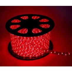 Шнур светодиодный Дюралайт 3W 3.4Вт/м IP65 220В d13мм свечение с динамикой красн. (уп.100м) КОСМОС KOC-DL-3W13-R Шнур светодиодный Дюралайт 3W 3.4Вт/м IP65 220В d13мм свечение с динамикой красн. (уп.100м) КОСМОС KOC-DL-3W13-R