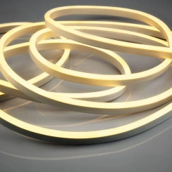 Шнур светодиодный гибкий неон LED SMD 8х16мм 120LED/м двустор. тепл. бел. 5м Neon-Night 131-006