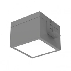 Светильник светодиодный DL-Grill для потолка Грильято 100х100 15Вт 3000К 86х86х70 IP54 встраив. RAL7045 сер. муар диммер DALI VARTON V1-R0-70808-10D01-5401530