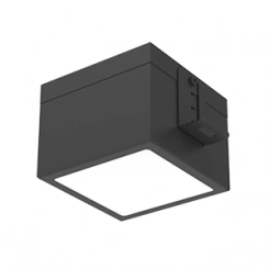 Светильник светодиодный DL-Grill для потолка Грильято 100х100 15Вт 4000К 86х86х70 IP54 встраив. RAL9005 черн. муар VARTON V1-R0-90808-10000-5401540