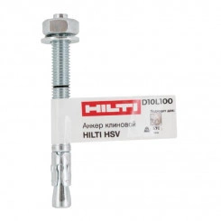 Анкер клиновой HSV M10х100 накл. 2041606 Hilti 150969 Анкер клиновой HSV M10х100 накл. 2041606 Hilti 150969