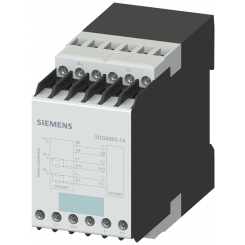 Модуль добавочный для реле контроля изоляции 3UG4583 для расширения диапазона сетевого напряжения до 690В AC и 1000В DC винтовой зажим Siemens 3UG49831A