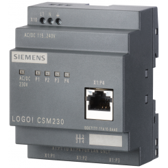 Модуль коммуникационный CSM 230 для LOGO! неуправляемый коммутатор 4х10/100Мбит RJ45 115...240В AC/DC Siemens 6GK71771FA100AA0