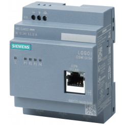 Модуль коммуникационный компактный LOGO! CSM12/24 до 3 доп. пользователей в IND. ETHERNET с 10/100Мбит/с 1X порт для диагностики ИП 12/24В Siemens 6GK71771MA200AA0
