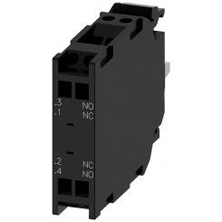Модуль контактный с 1НО+1НЗ контактами пружинные клеммы для монтажа на держателе актуатора Siemens 3SU14001AA103FA0