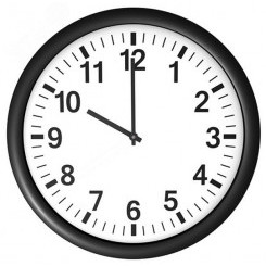 Часы аналоговые вторичные Profil 930 (часы/мин), высота цифр 30 см, циферблат - арабские цифры, цвет корпуса черный, синхронизация AFNOR, TBT (6-24В)