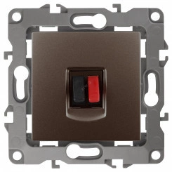 Розетка аудио, Эра12, бронза, 12-3111-13 Розетка аудио, Эра12, бронза, 12-3111-13