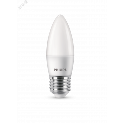 Лампа светодиодная LED Свеча 6 Вт 620 Лм 4000 К E27 К 220-240 В IP20 Ra 80-89 (класс 1В) ESS PHILIPS