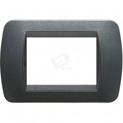 Накладка на 3 модуля Темная Сталь