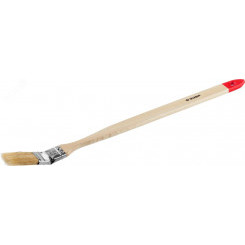 Кисть радиаторная угловая ''УНИВЕРСАЛ-МАСТЕР'', светлая натуральная щетина, деревянная ручка, 25мм