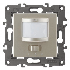 Датчик движения 2-проводной, 180-250В, 200Вт, Эра Eleg, шампань,14-4103-04 Датчик движения 2-проводной, 180-250В, 200Вт, Эра Eleg, шампань,14-4103-04