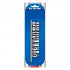 Набор торцевых головок 1/4', шестигранные, 5/32'-1/2', 9 предметов