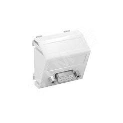 Мультимедийная рамка D-Sub9 Modul45 (серебристый)