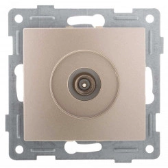 GUSI Bravo механизм антенной розетки, одинарной, скрытая  установка. Цвет  золото.