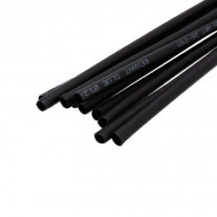 Термоусаживаемая трубка двухстенная клеевая 3,2 1,6 мм черная уп. 10 шт. по 1 м