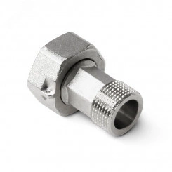 Штуцер с накидной гайкой с ушком для пломбы, Н 3/4 x 1 Штуцер с накидной гайкой с ушком для пломбы, Н 3/4 x 1