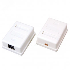 Розетка сетевая LAN. на стену. (1 гнездо 8Р8С (Rj-45). 5e кат) Розетка сетевая LAN. на стену. (1 гнездо 8Р8С (Rj-45). 5e кат)