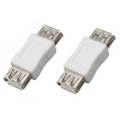 Переходник гнездо USB-А (Female)-гнездо USB-А (Female)
