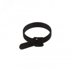 хомут-липучка многоразовый 230х13 мм, черный (1уп - 12шт)