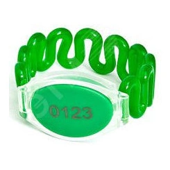 Браслет IL-13T, ремешок змейка непрозрачный       зеленый