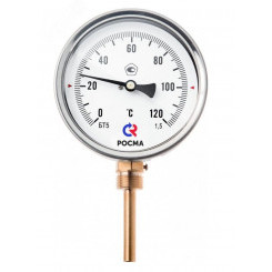Термометр биметаллический радиальный БТ-52.211 0. .250С G1/2' 200 кл.1.5