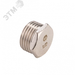 Пробка НР 1'1/2 никелированная Пробка НР 1'1/2 никелированная