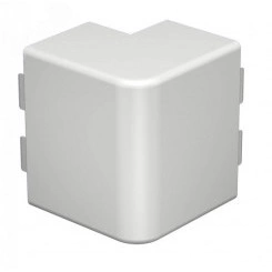 Крышка внешнего угла кабельного канала WDK 60x110 мм (ПВХ, белый)