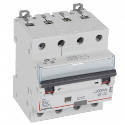 Выключатель автоматический дифференциального тока DX3 B32А 4П 300mА-А