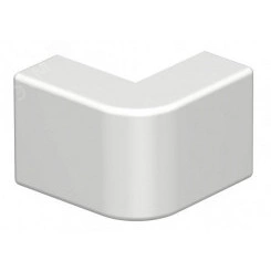 Крышка внешнего угла кабельного канала WDKH 10x20 мм (ABS-пластик, белый)