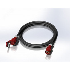 Удлинитель кабельный CEE16A/5P - CEE16A/5P IP44 XTREM H07RN-F 5G4 10м.