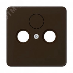 Крышка для телевизионной розетки  коричневая