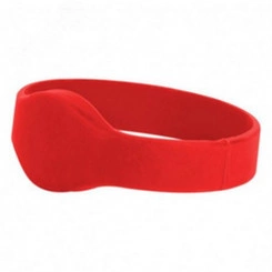 Браслет формата Mifare 1К, водонепроницаемый, красный, D=65мм