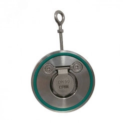 Клапан обратный Ду 150 Ру16 одностворчатый межфланцевый (нержавеющая сталь)