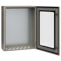 Корпус металлический ЩМП-3-0 (650х500х220мм) У2   IP54 прозрачная дверь IEK