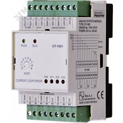 Модуль аналоговых выходов OT-1651 OT-1651, 4xAO: 0-10V/ 4-20mA, GO Модуль аналоговых выходов OT-1651 OT-1651, 4xAO: 0-10V/ 4-20mA, GO