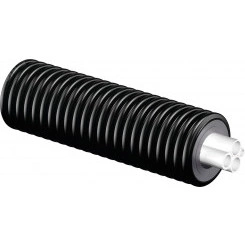 Труба теплоизолированная Quattro Midi 2X25X3,5-25X3,5-20X2,8/140 PE-Xa, PN10