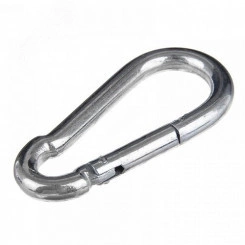 DIN 5299C Карабин 6мм пружинный оцинкованный 2 шт. DIN 5299C Карабин 6мм пружинный оцинкованный 2 шт.